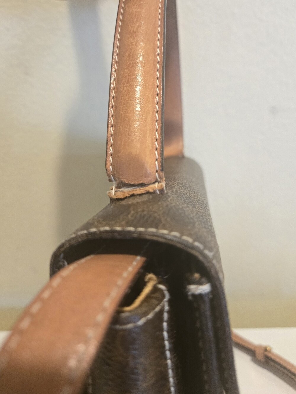 Vintage Céline Macadam Crossbody Bag Horse Carriage Buckle - Picture 16 of 16